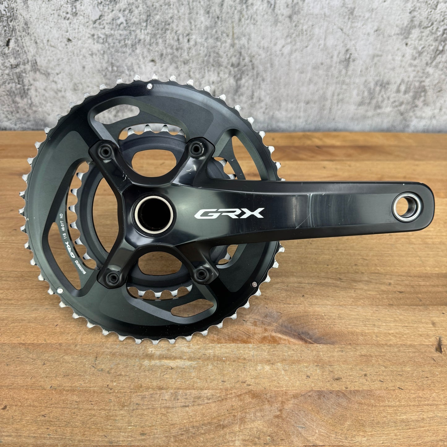 Shimano GRX FC-RX810 172.5mm 48/31t 24mm Alloy Crankset with Chainrings 729g