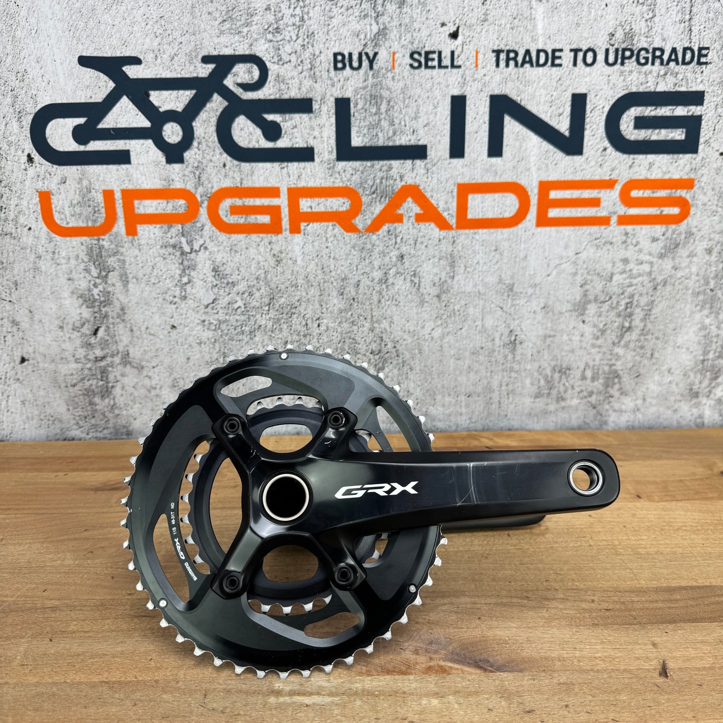 Shimano GRX FC-RX810 172.5mm 48/31t 24mm Alloy Crankset with Chainrings 729g