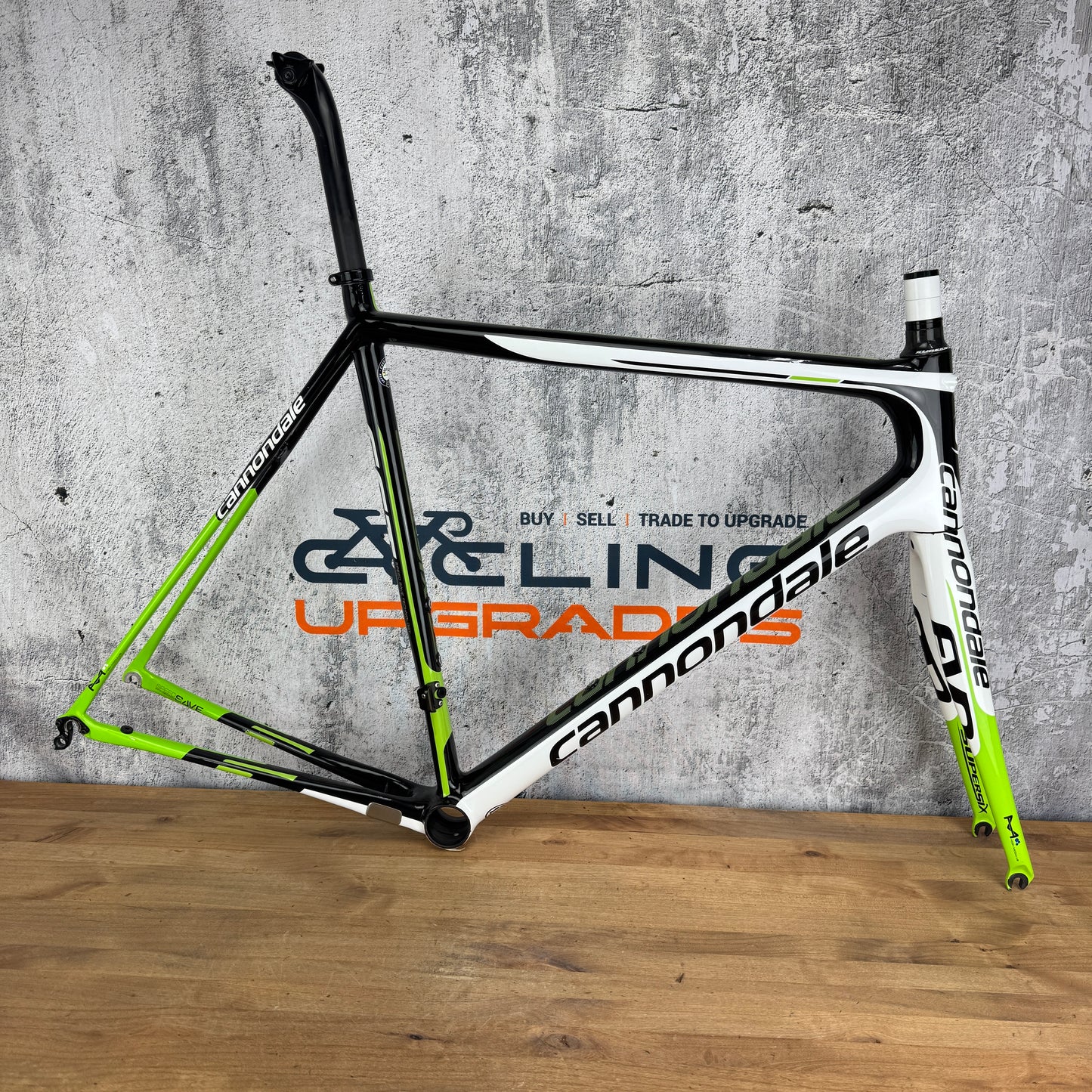 2015 Cannondale SuperSix EVO Hi-Mod 58cm Rim Brake Carbon Frameset 700c 1444g
