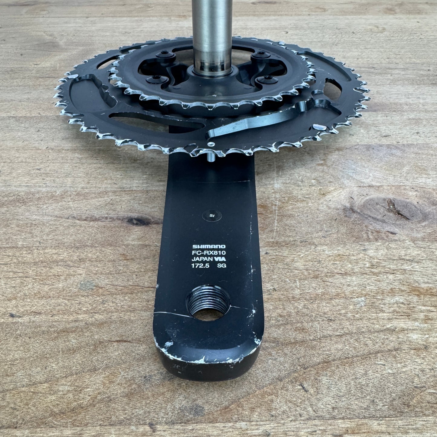 Shimano GRX FC-RX810 172.5mm 48/31t 24mm Alloy Crankset with Chainrings 729g