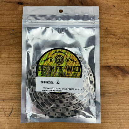 New! Silca Secret Blend Pre-Waxed SRAM Force AXS 12-Speed Bike Race Chain