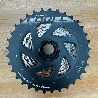 SRAM Force CS-XG-1270-D1 10-33t XDR 12-Speed Bike Cassette 272g