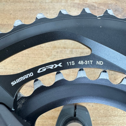 Shimano GRX FC-RX810 172.5mm 48/31t 24mm Alloy Crankset with Chainrings 729g