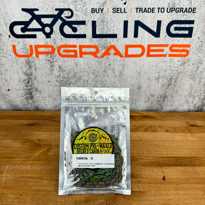 New! Silca Secret Blend Pre-Waxed SRAM Eagle XX1 12-Speed Rainbow Race Bike Chain