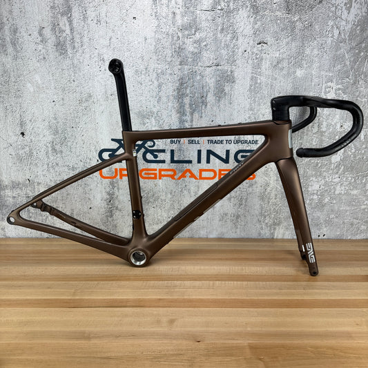 Low Mile! 2026 Enve Fray Toffee Brown 47cm Carbon Disc Frameset 700c 2202g