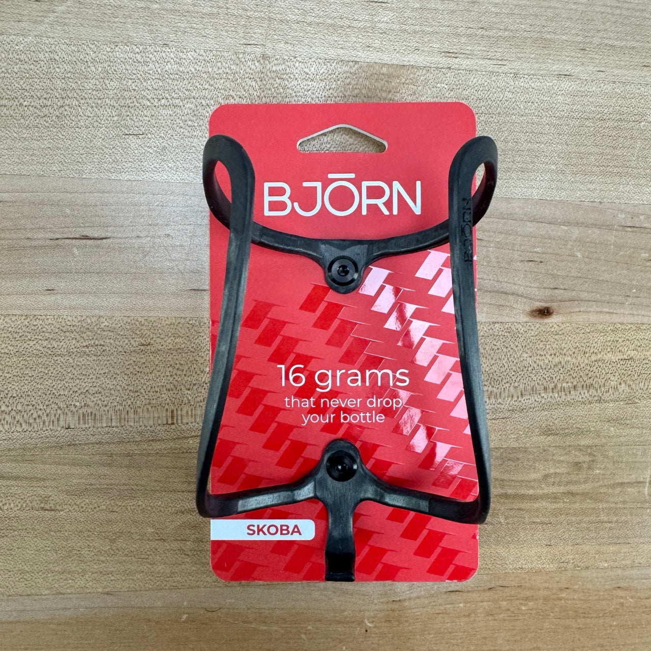 New! Bjorn Cycles Skoba Carbon Single Water Bike Bottle Cage 16g