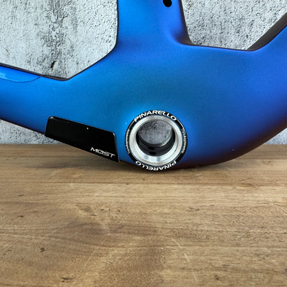 Mint! 2025 Pinarello Dogma F 55cm Carbon Disc Frameset 700c Luxter Blue 1816g