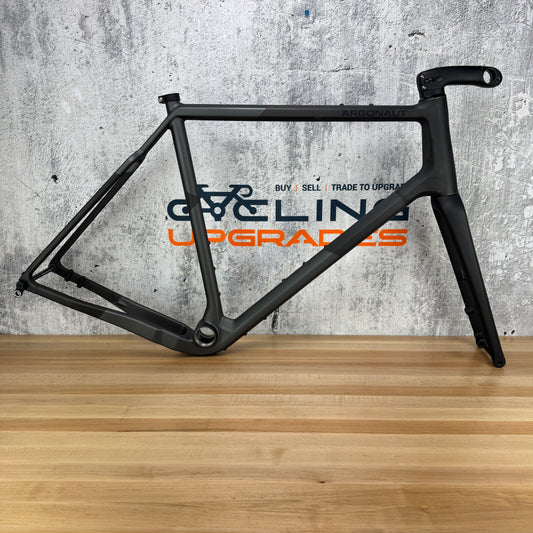 Low Mile! 2023 Argonaut GR3 59cm Carbon Gravel Disc Frameset 700c 1916g