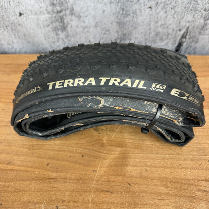 Light Use! Pair Continental Terra Trail 700c x 40mm Tubeless Gravel Tires