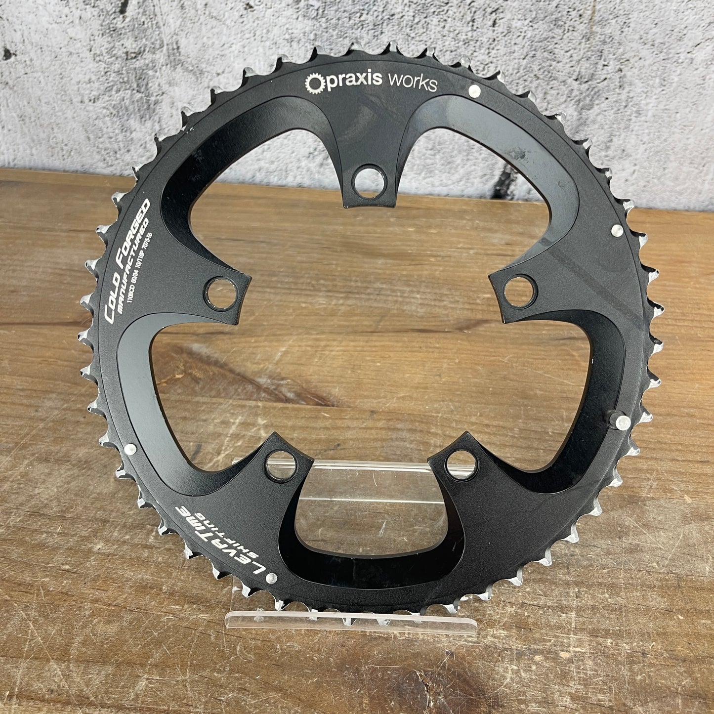 PraxisWorks Cold Forged 110BCD 5-Bolt 50/34t 10/11-Speed Road Bike Chainrings 134g