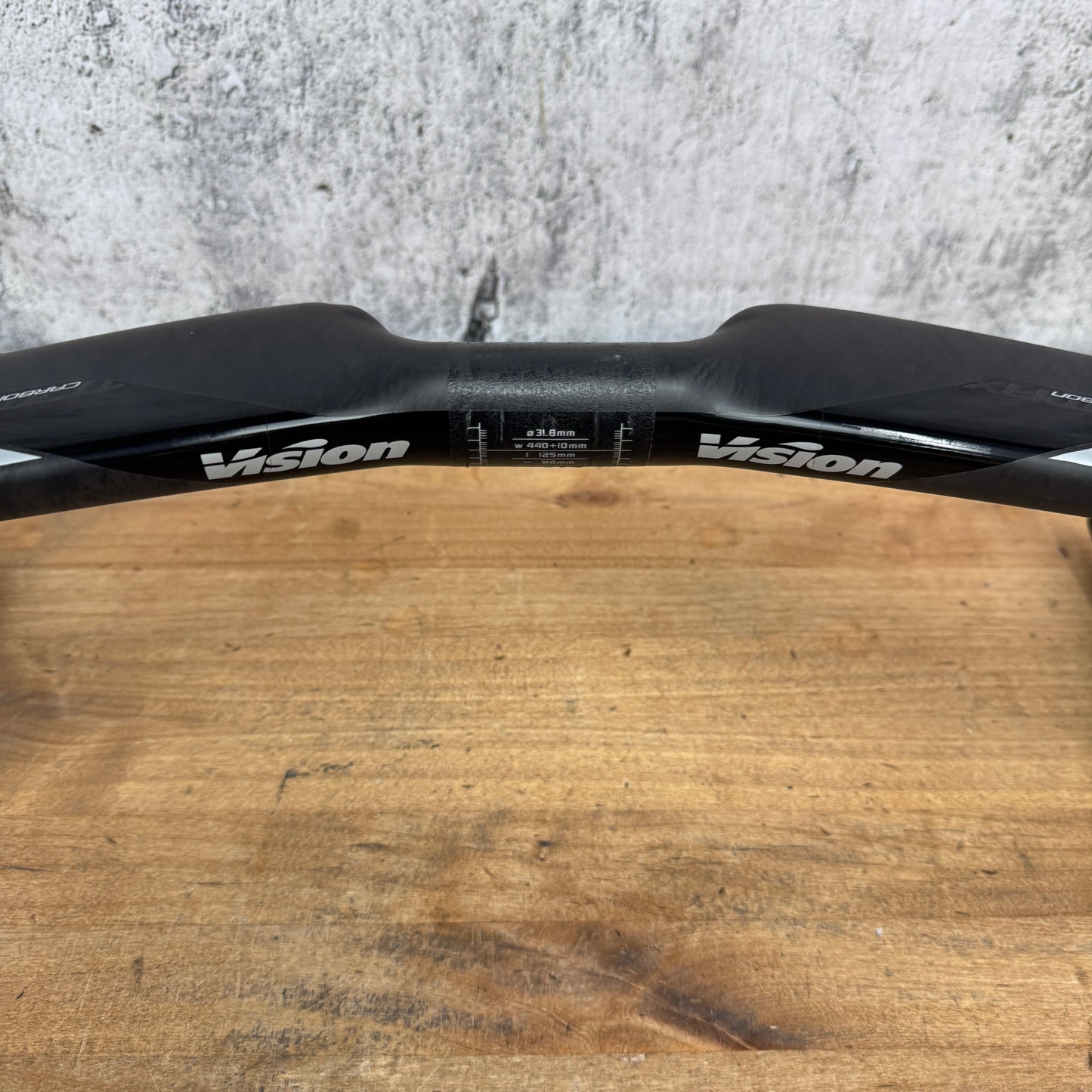 Vision Trimax Aero Compact 44cm 31.8mm Carbon Bike Drop Handlebar 241g