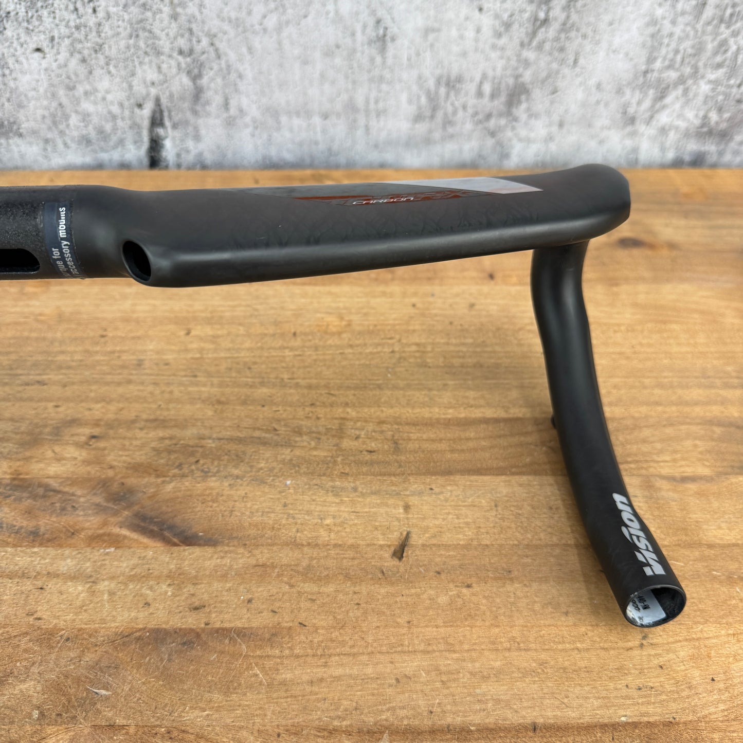 Vision Trimax Aero Compact 44cm 31.8mm Carbon Bike Drop Handlebar 241g