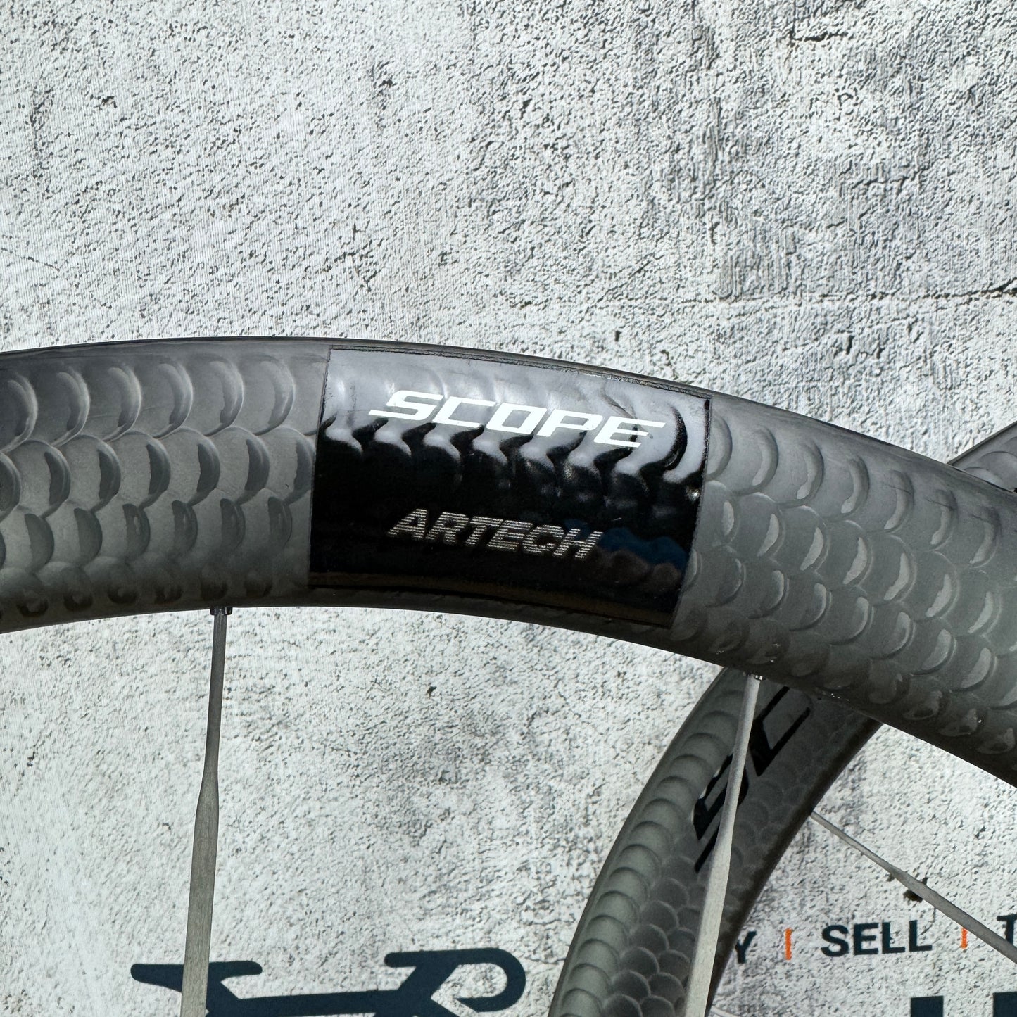Ridden Once! Scope Artech 4.A Carbon Tubeless Disc Wheelset 700c 1199g