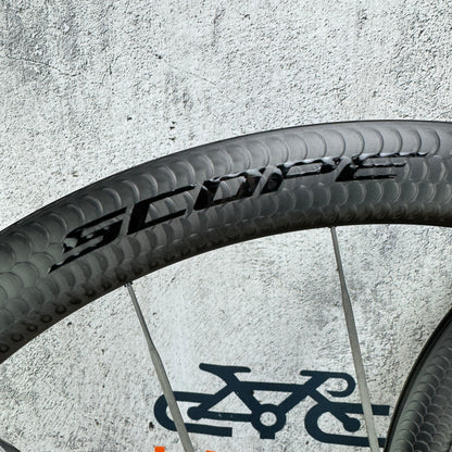 Ridden Once! Scope Artech 4.A Carbon Tubeless Disc Wheelset 700c 1199g