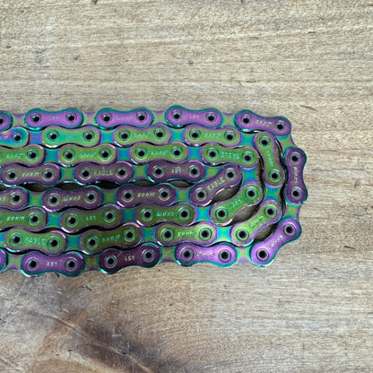 Low Mile Sram XX1 Eagle 12-Speed Rainbow Bike Chain - Various Lengths Available