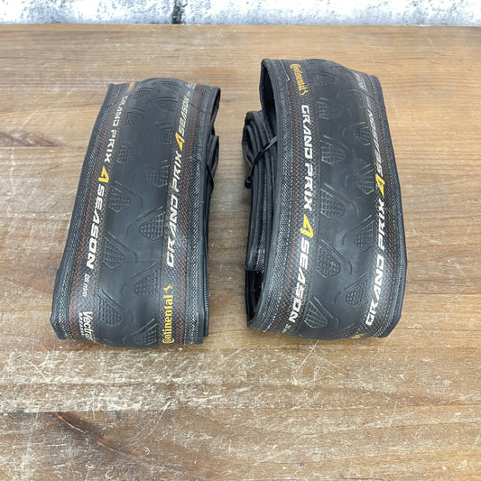 Pair Continental Pair Grand Prix 4 Season 700c x 28mm Clincher Road Bike Tires