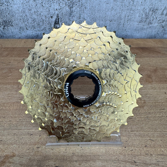 Recon Aluminum 11-36t Gold 11-Speed Bike Cassette "Typical Wear" 169g