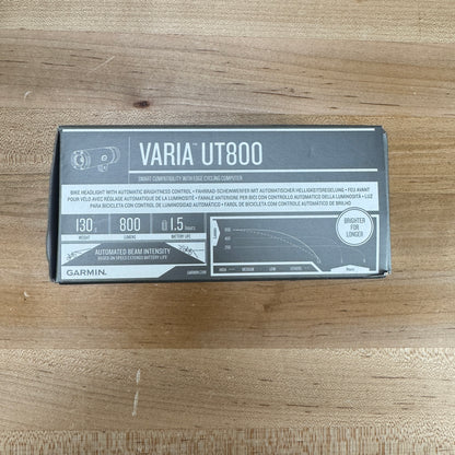 New! Garmin Varia UT800 Smart Bike Headlight MSRP $150