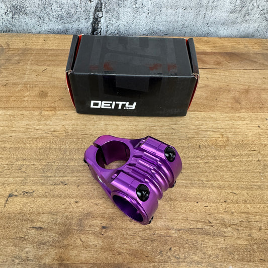 New! Deity Copperhead 35mm Length 31.8mm Purple MTB Bike Stem 1 1/8" 141g