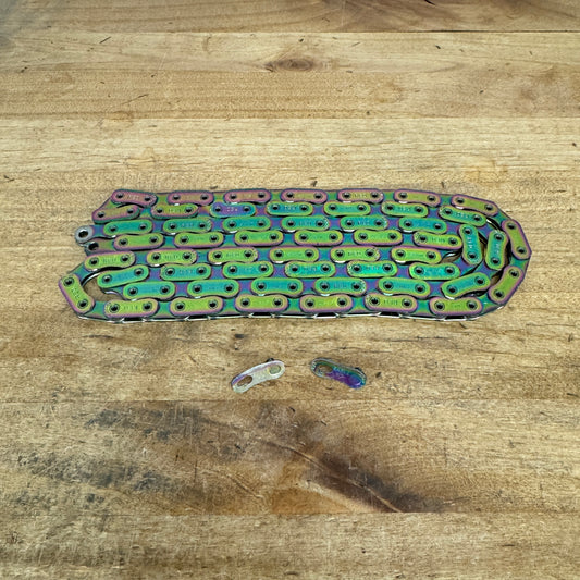 SRAM Red D1 Flattop 12-Speed 112 Links Rainbow Bike Chain + Master Link 245g