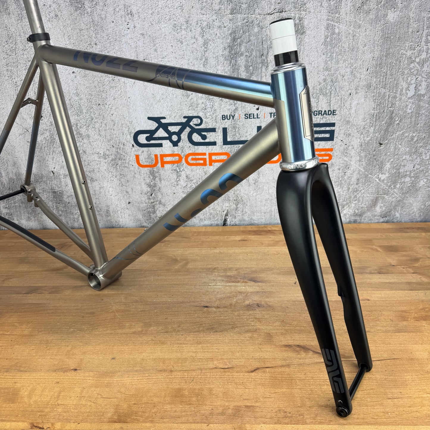 2018 No. 22 Drifter 57.5cm Titanium Disc Brake Gravel Frameset Enve Chris King