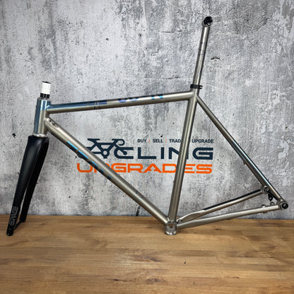 2018 No. 22 Drifter 57.5cm Titanium Disc Brake Gravel Frameset Enve Chris King