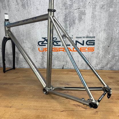 2018 No. 22 Drifter 57.5cm Titanium Disc Brake Gravel Frameset Enve Chris King