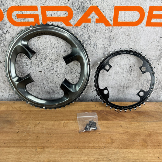 Shimano Dura-Ace R8000 53/39t 11-Speed 110BCD 4-Bolt Chainring Set 140g