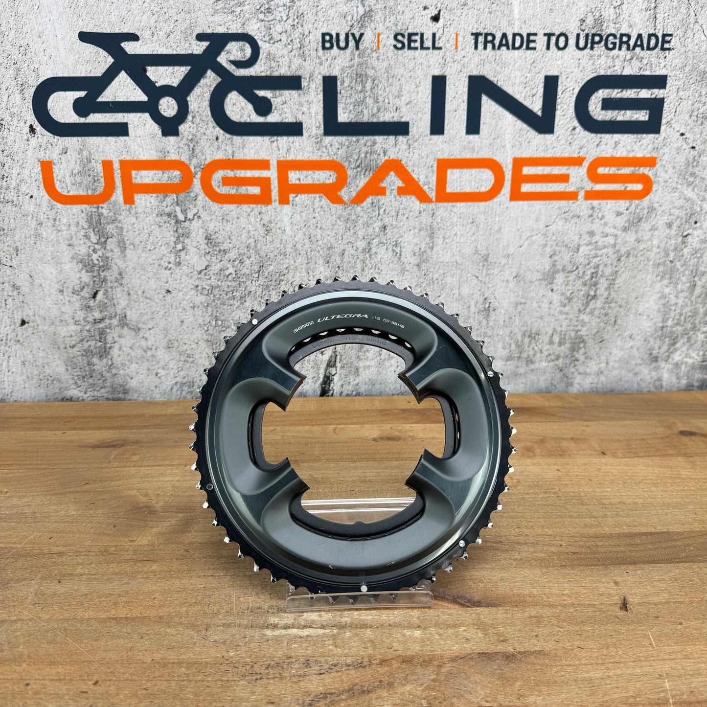 Shimano Ultegra FC-6800 52/36t 11-Speed 4-Bolt 110BCD Bike Chainring Set 168g