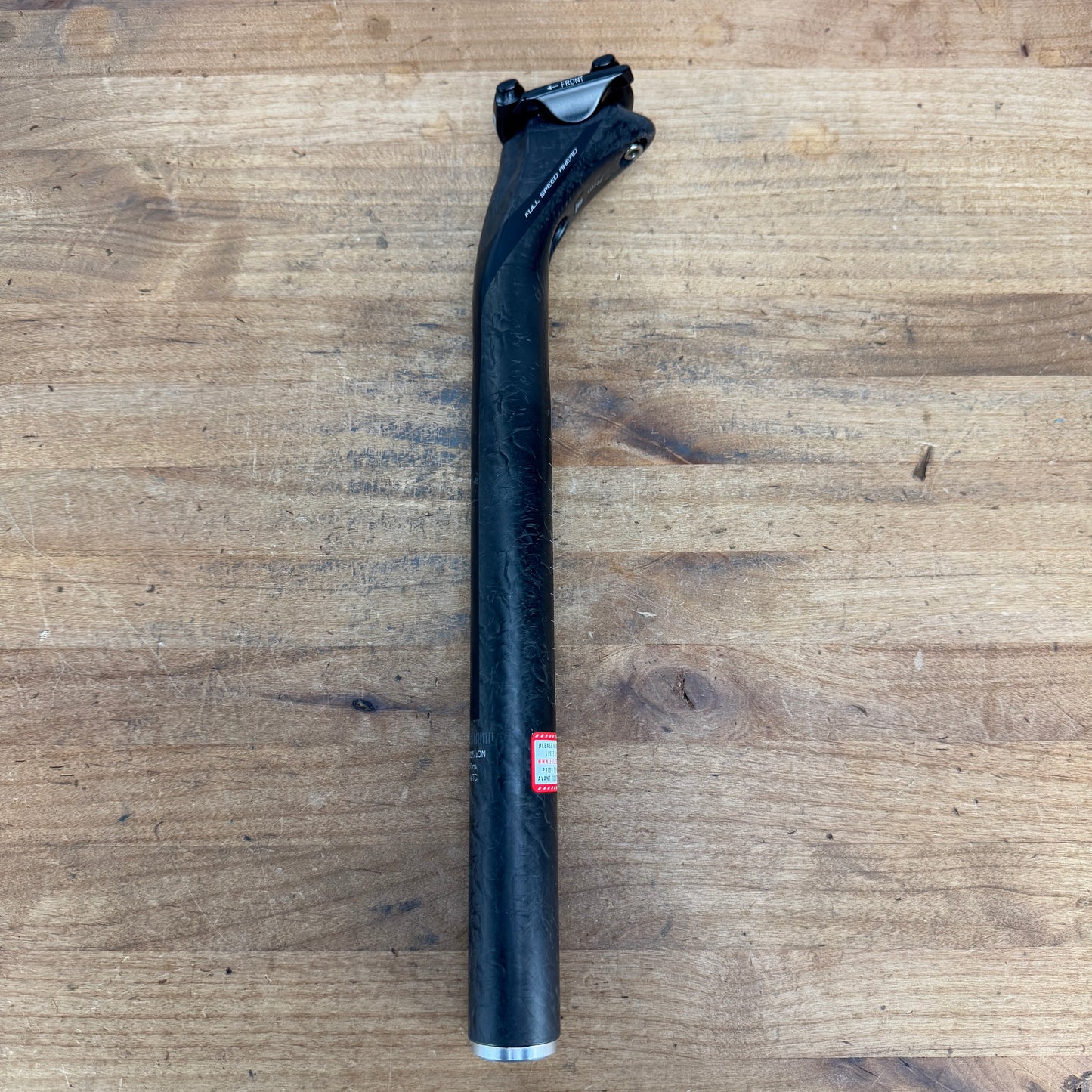 FSA K-Force 25mm Setback 31.6mm x 350mm Carbon Round or Oval Rail Clamp Seatpost