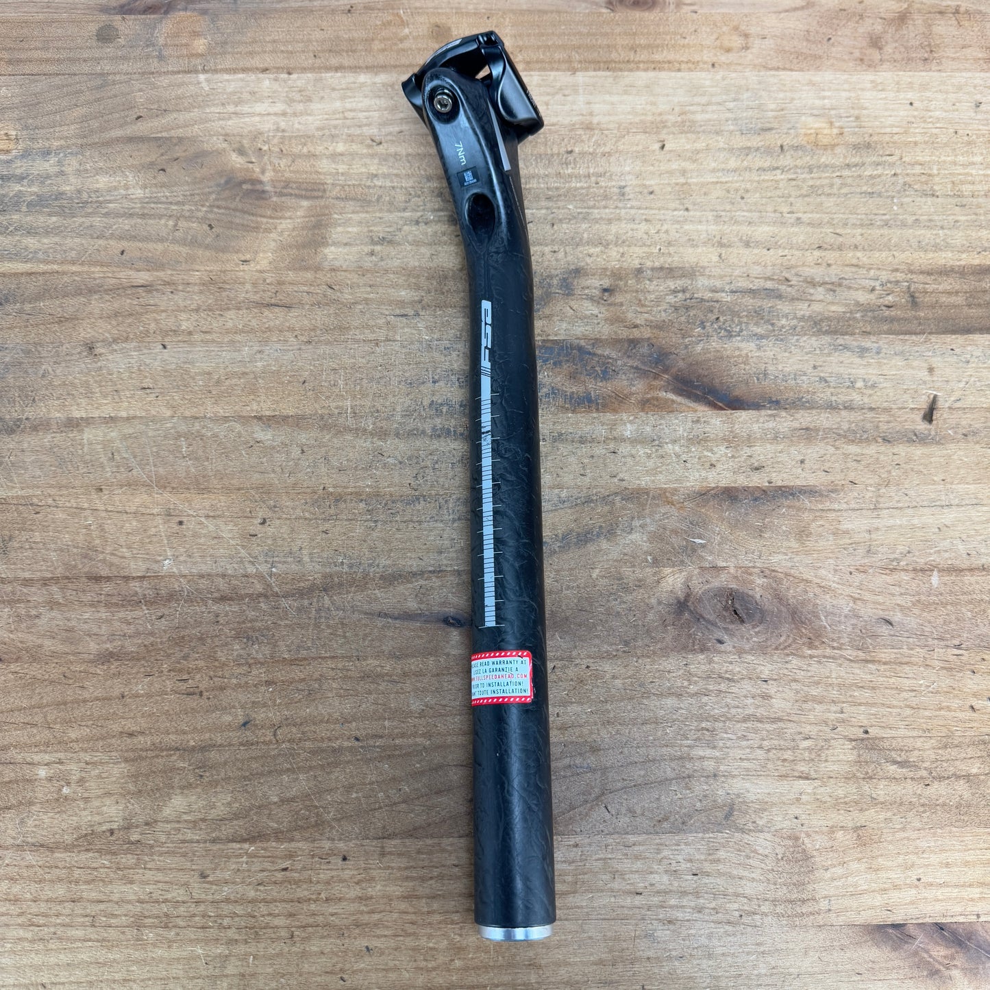 FSA K-Force 25mm Setback 31.6mm x 350mm Carbon Round or Oval Rail Clamp Seatpost