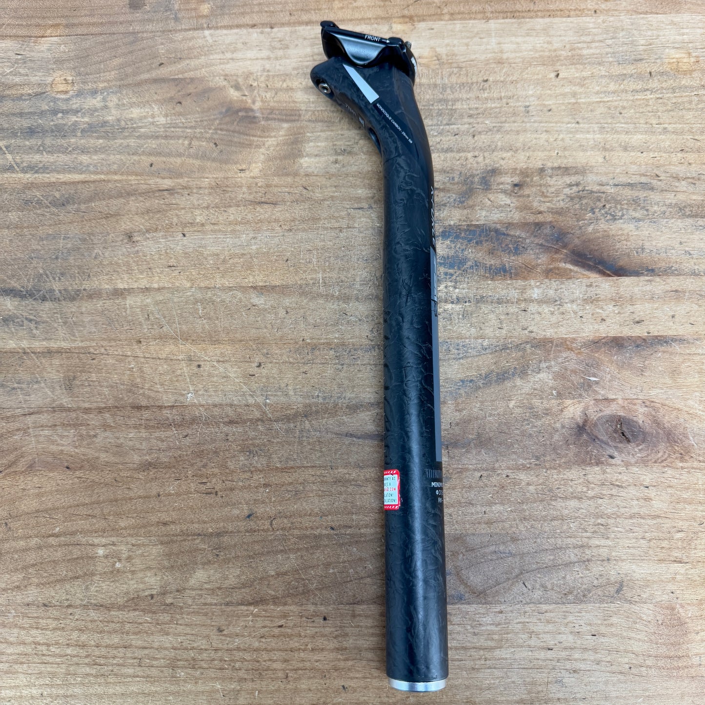 FSA K-Force 25mm Setback 31.6mm x 350mm Carbon Round or Oval Rail Clamp Seatpost
