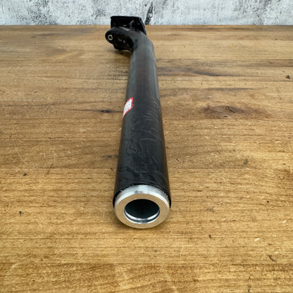 FSA K-Force 25mm Setback 31.6mm x 350mm Carbon Round or Oval Rail Clamp Seatpost