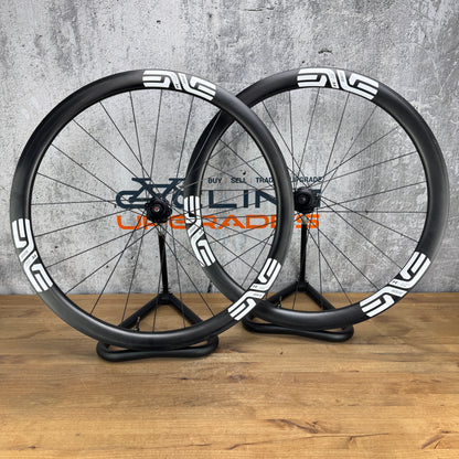 Low Mile! Enve SES 3.4 Carbon Tubeless Hookless Disc Wheelset 700c 1446g