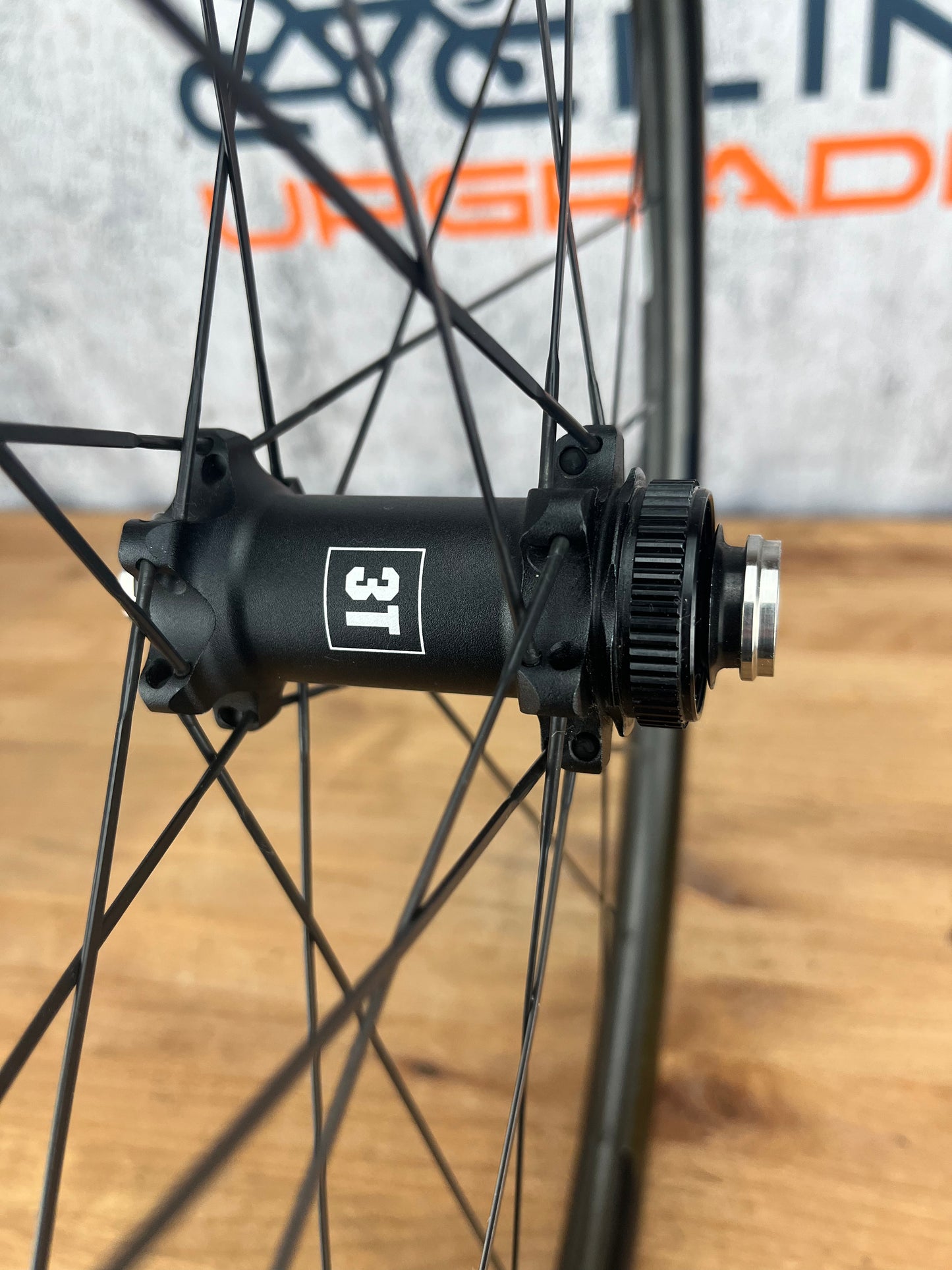 Low Mile 3T Discus C35 Team Stealth Carbon Disc Brake Clincher Wheels CyclingUpgrades