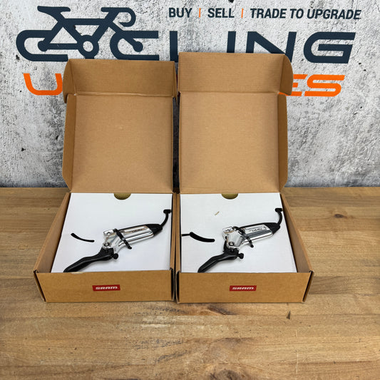 New! SRAM Level Ultimate Stealth 4-Piston Front And Rear Brake Levers & Calipers