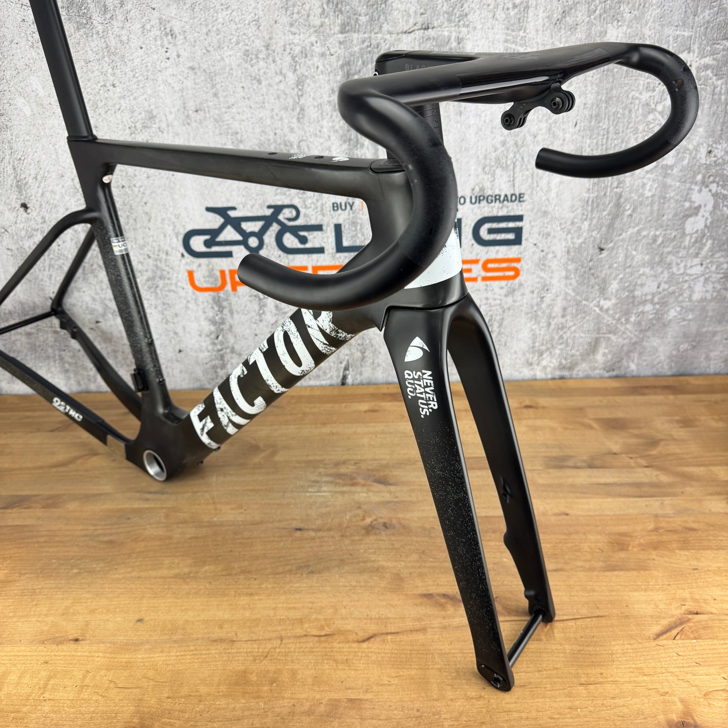 Low Mile! 2023 Factor Ostro Gravel 54cm Carbon Disc Frameset 700c 2413g