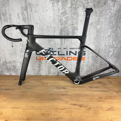 Low Mile! 2023 Factor Ostro Gravel 54cm Carbon Disc Frameset 700c 2413g