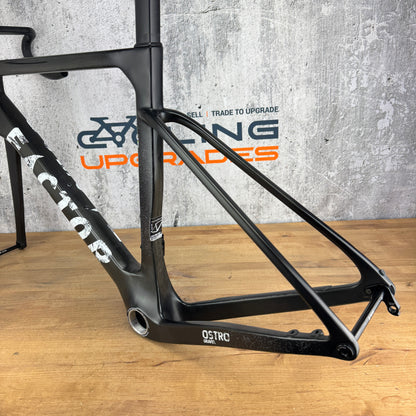 Low Mile! 2023 Factor Ostro Gravel 54cm Carbon Disc Frameset 700c 2413g