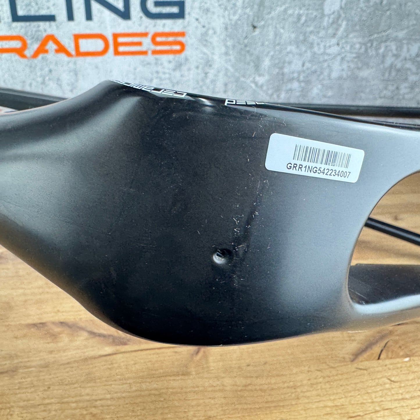 Low Mile! 2023 Factor Ostro Gravel 54cm Carbon Disc Frameset 700c 2413g
