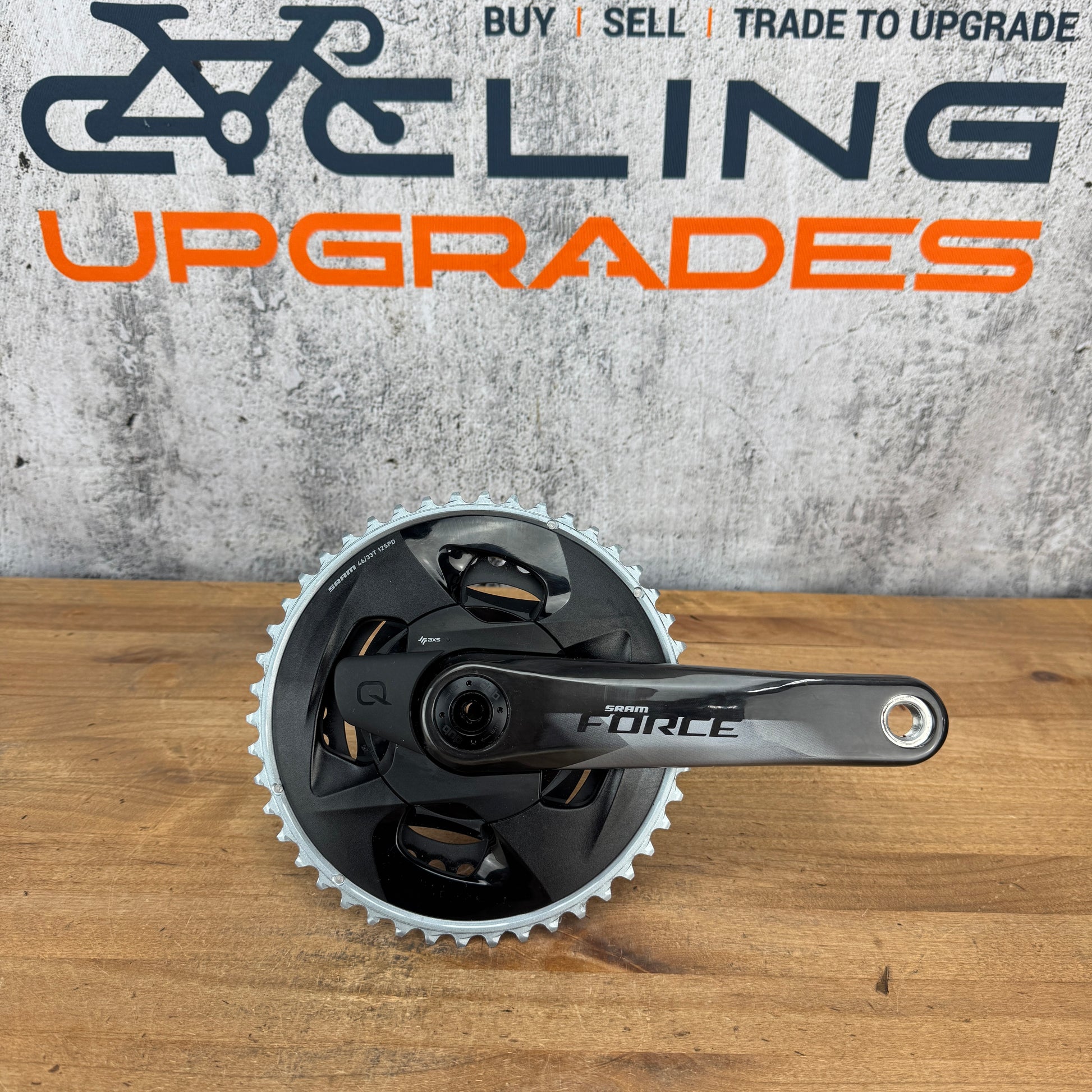 SRAM Force AXS D1 12-Speed Quarq Power Meter Carbon 46/33t Cra –