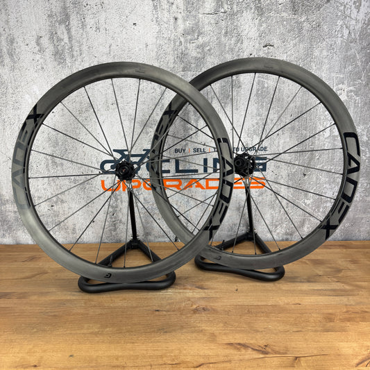 Cadex 42 Carbon Tubeless Hookless Disc Brake Wheelset 700c 1374g