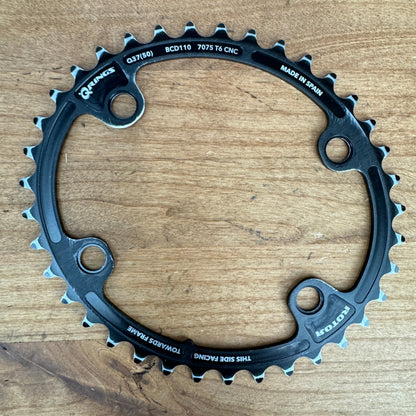 Rotor Qarbon Carbon 4-Bolt 110BCD 50/37t 12-Speed for Sram AXS Chainrings 175g