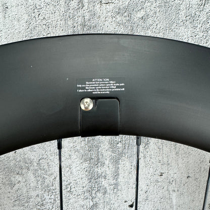 Low Mile! Aerocoach Aeox Zephyr 80mm Carbon Tubeless Disc Rear Wheel 700c 1045g