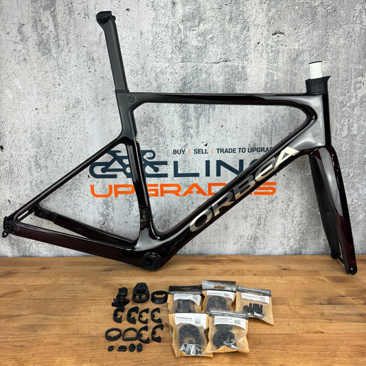 2023 Orbea Orca M20 OMX Size 53 (55cm) Red Wine Road Bike Frameset 700c 1780g