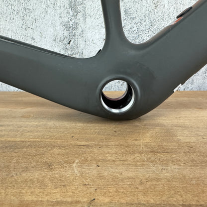 2024 Cannondale SuperSix EVO Hi-Mod 56cm Carbon Frameset Smoke Black Momo Bar