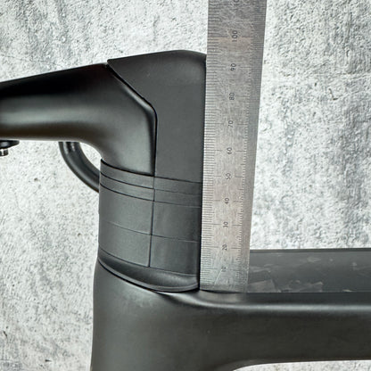 2024 Cannondale SuperSix EVO Hi-Mod 56cm Carbon Frameset Smoke Black Momo Bar