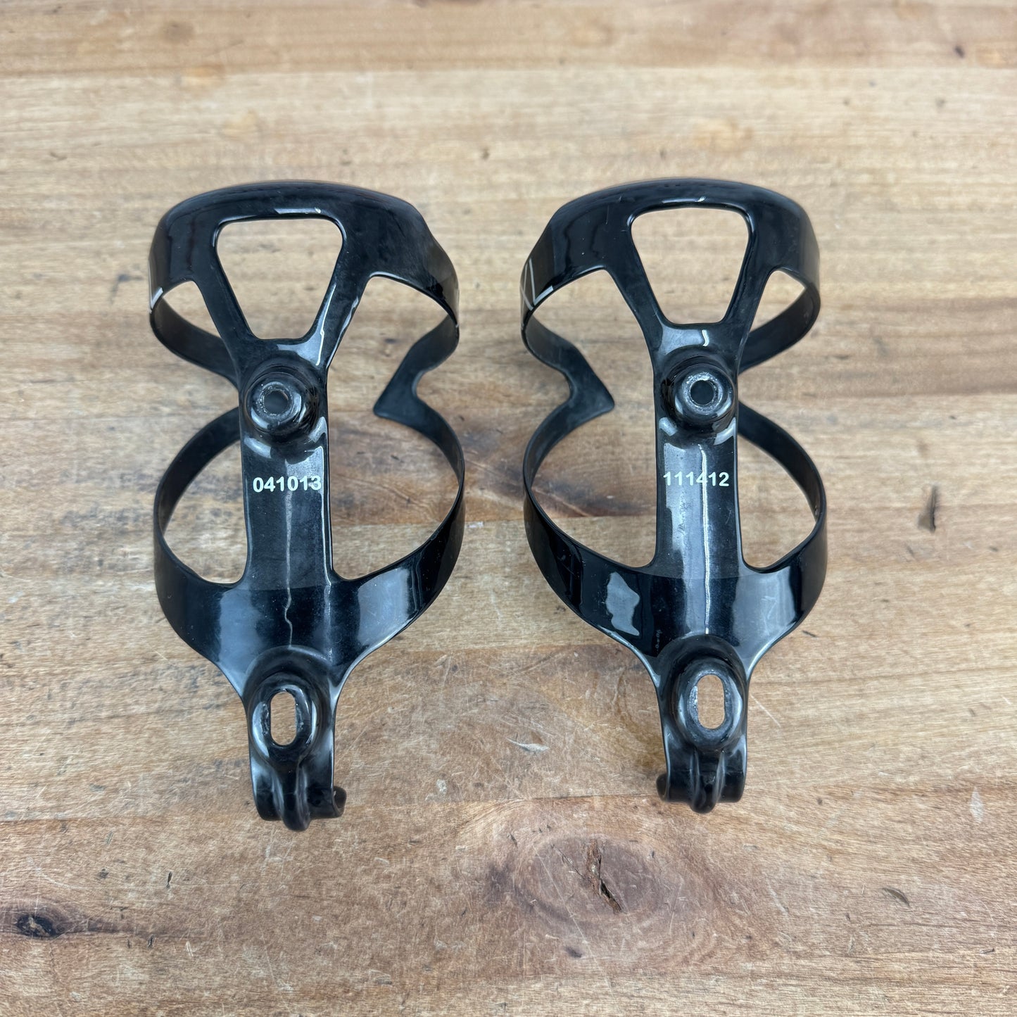 Pair Bontrager RXL Black Carbon Road Bike Water Bottle Cages 40g