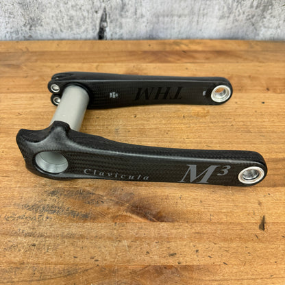 THM Clavicula M3 Road 175mm Carbon Crank Arms 30mm Spindle 336g
