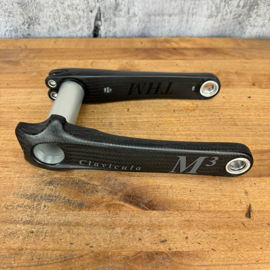 THM Clavicula M3 Road 175mm Carbon Crank Arms 30mm Spindle 336g